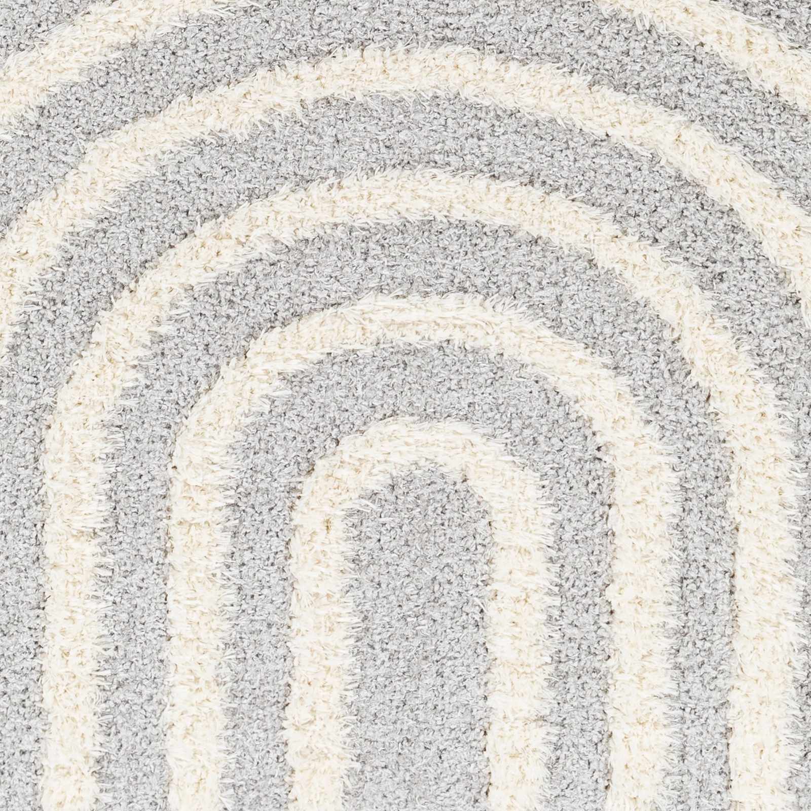 Alfombra Arnel en gris y beige