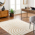 Alfombra beige Arnel