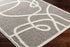 Alfombra de felpa color topo Gilon