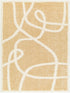 Alfombra de felpa Gilon Camel