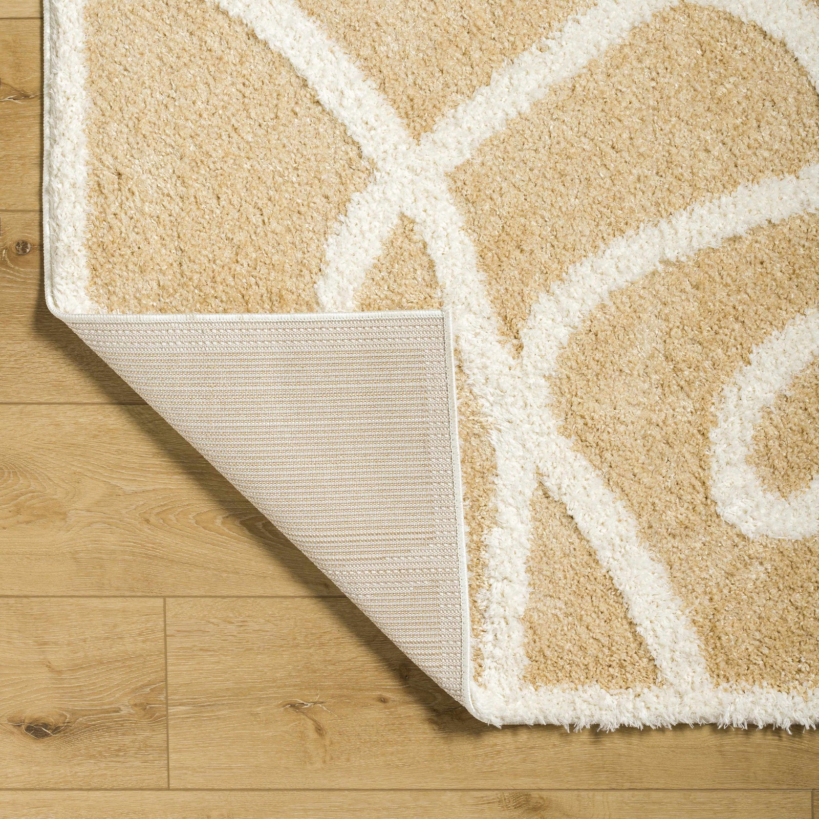 Alfombra de felpa Gilon Camel