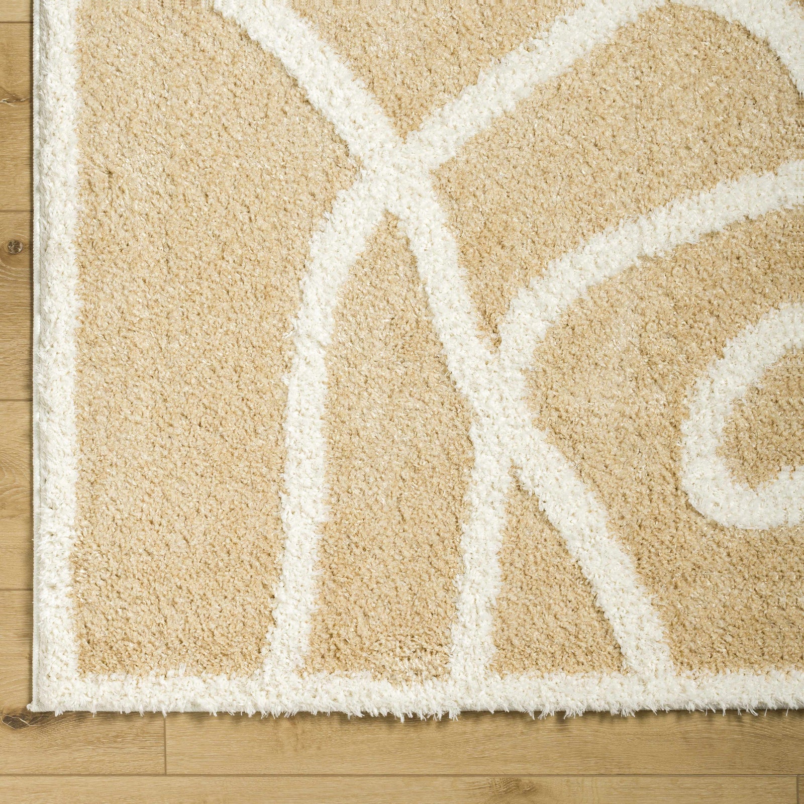 Alfombra de felpa Gilon Camel