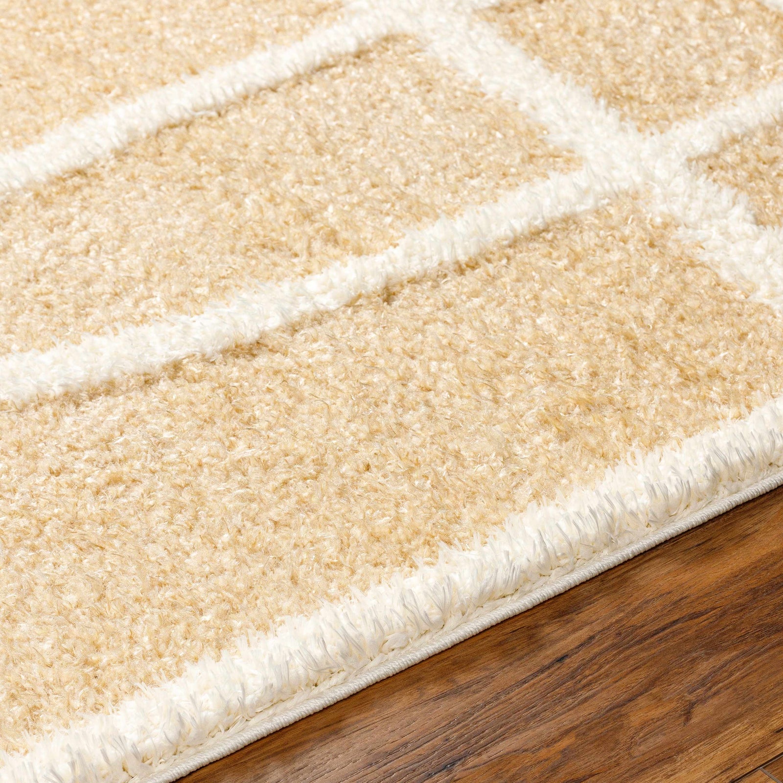 Alfombra de felpa Gilon Camel