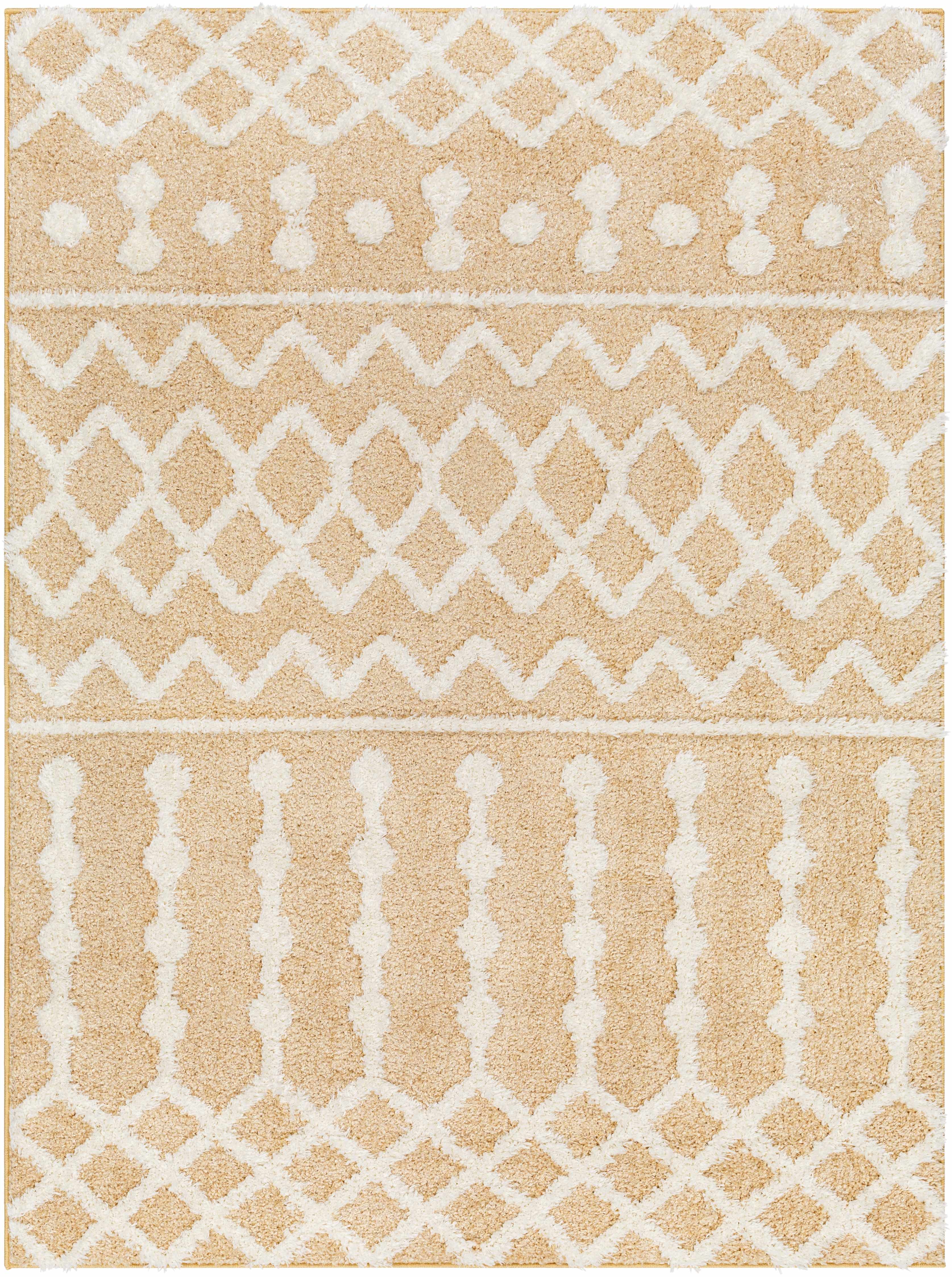 Alfombra de felpa Ilyas Camel