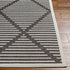 Alfombra duradera negra Anah
