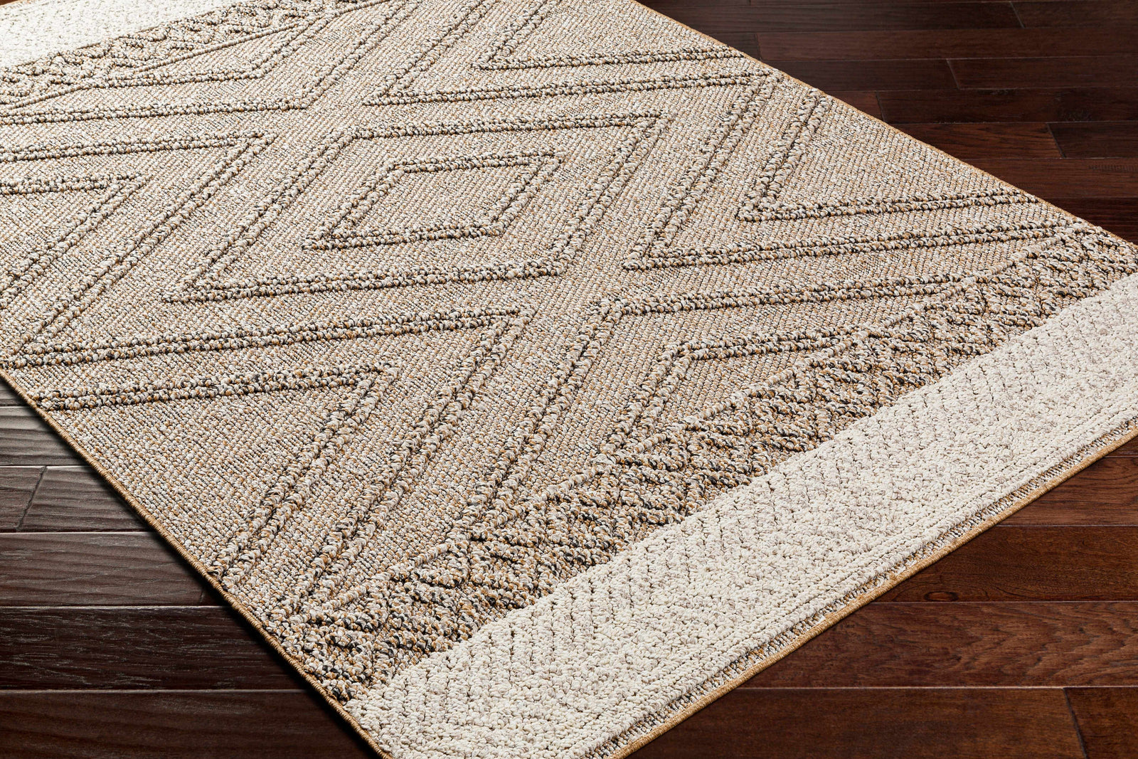 Alfombra beige Areli