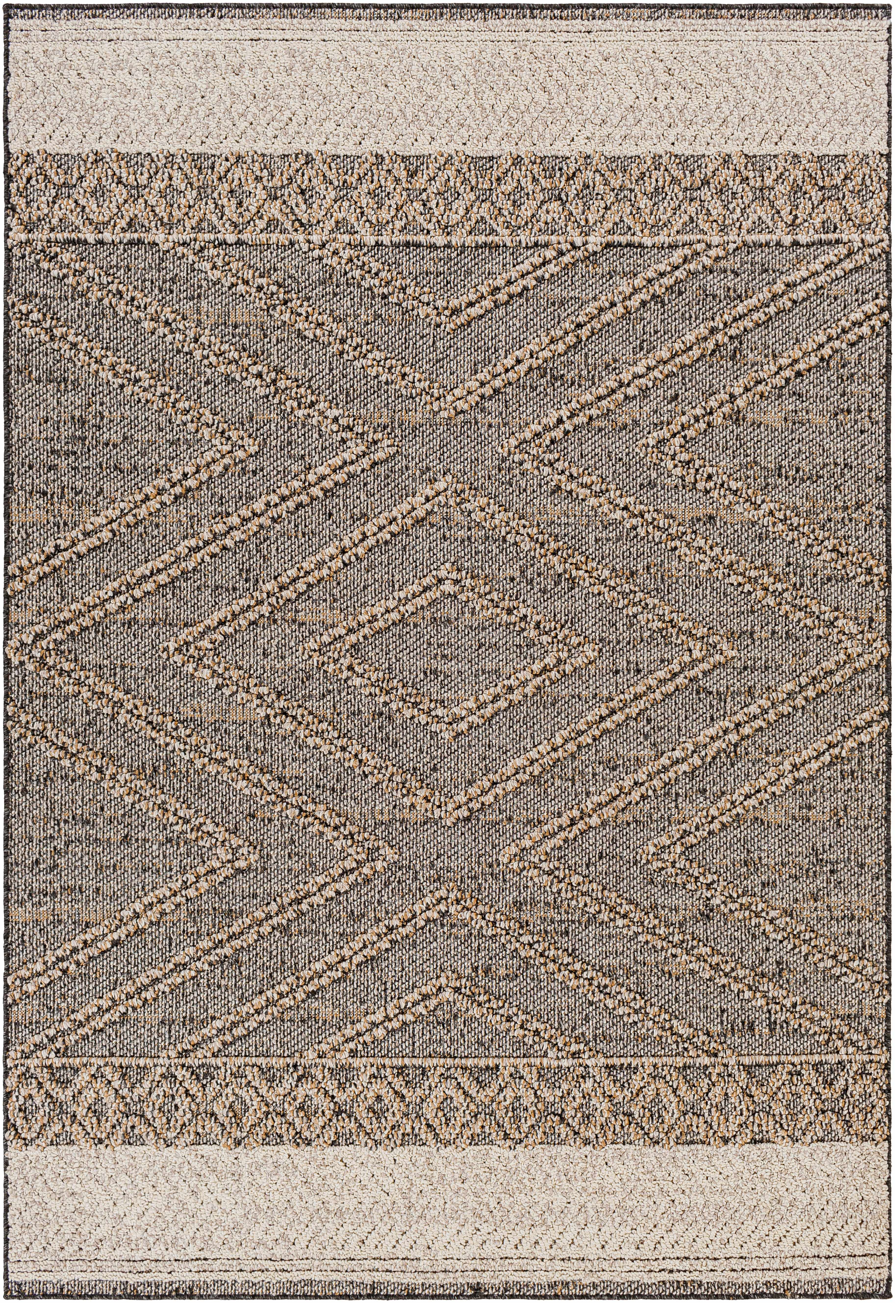 Alfombra Areli color carbón beige
