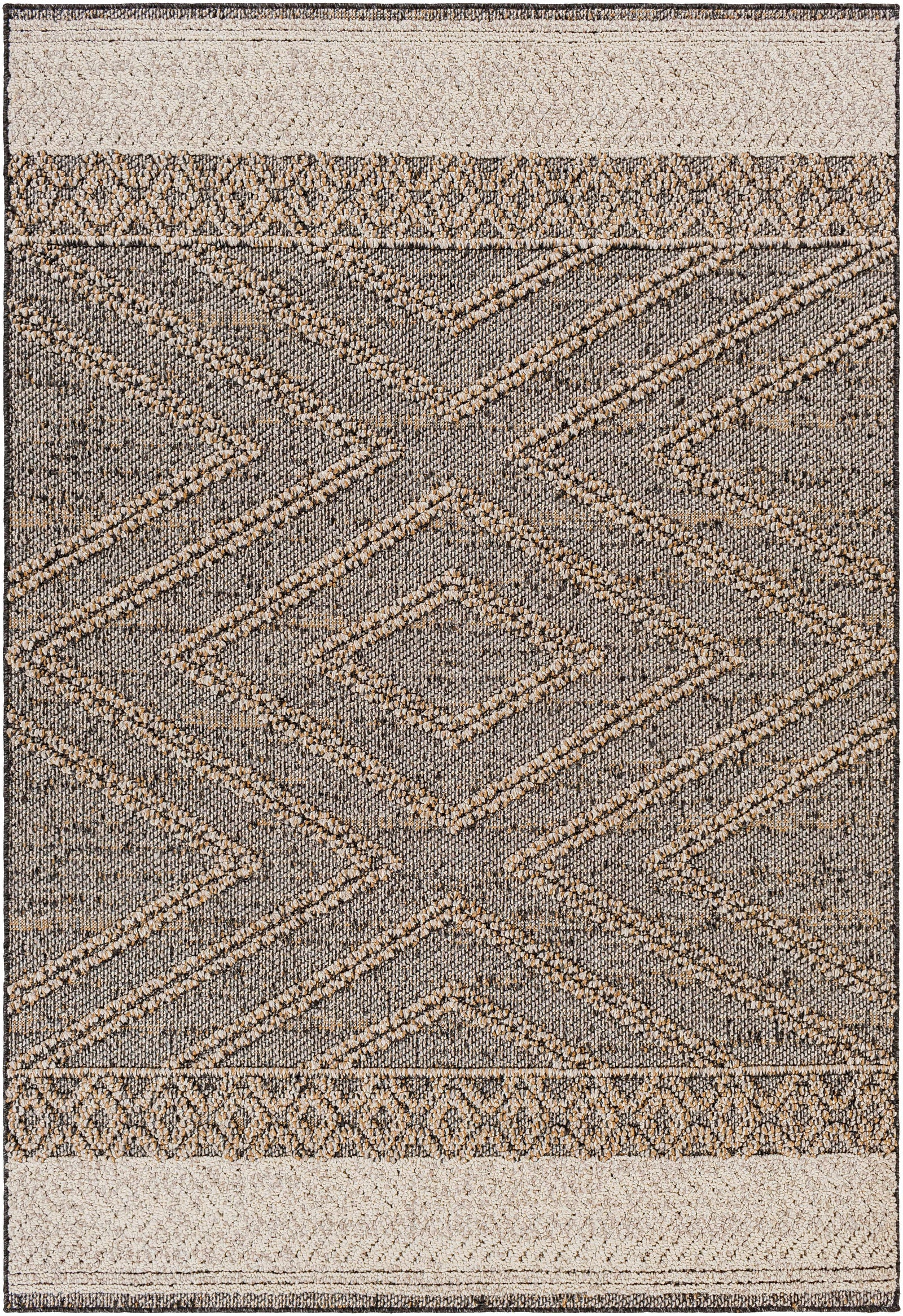 Alfombra Areli color carbón beige