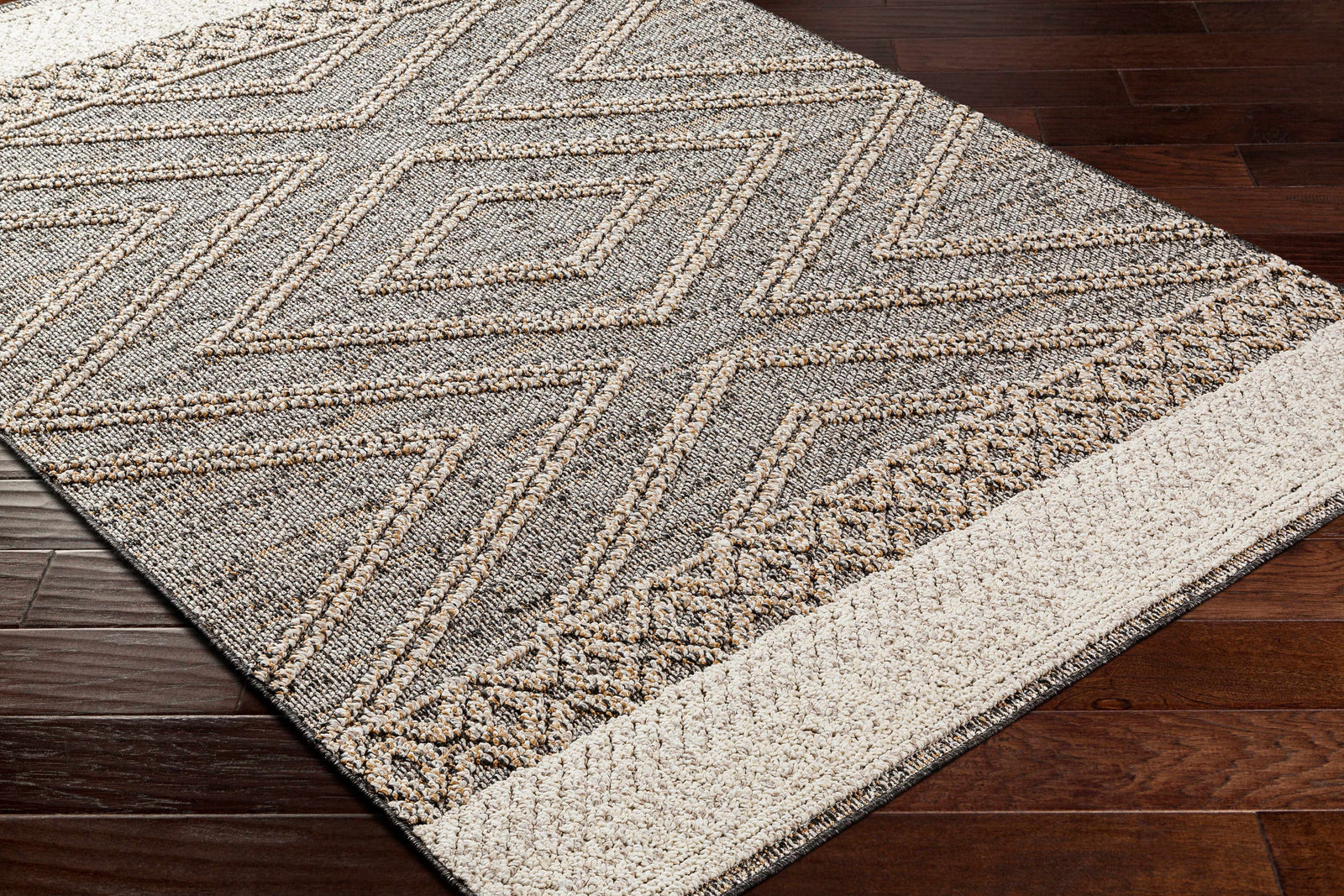 Alfombra Areli color carbón beige