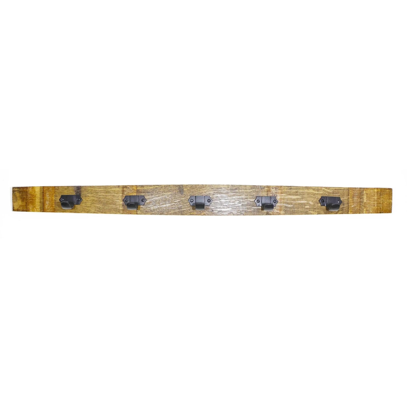 Perchero de pared con duelas de barril de vino - Muebles y accesorios de barril - Regalos únicos de vino - Decoración de madera recuperada