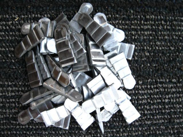 12 cuñas de metal/acero para martillos pequeños, de máquina, de bola, de joyero, etc., de 5/16