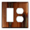 Stellar Copper - 1 interruptor basculante / 1 placa de pared dúplex