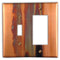 Stellar Copper - Placa de pared con 1 interruptor y 1 interruptor basculante