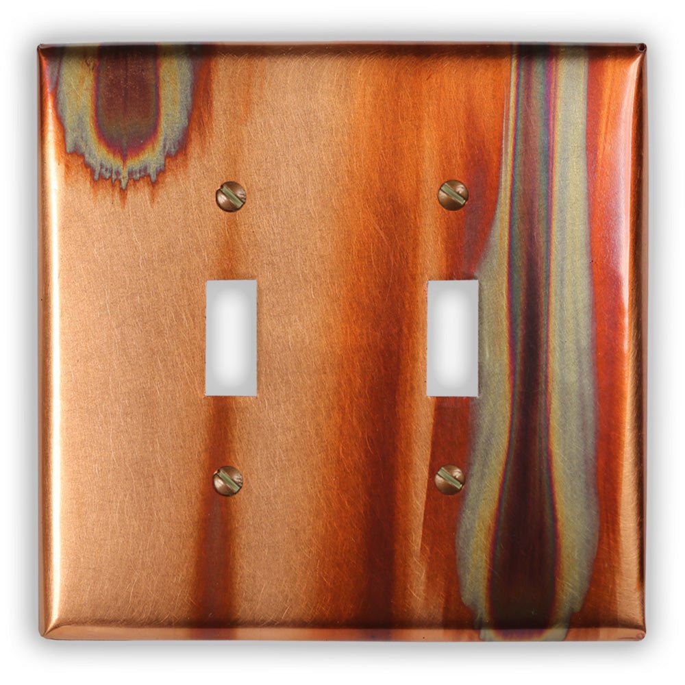 Placa de pared con 2 palancas Stellar Copper