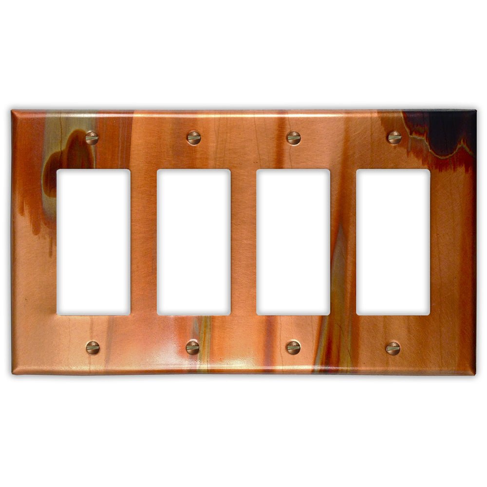 Stellar Copper - Placa de pared de 4 balancines
