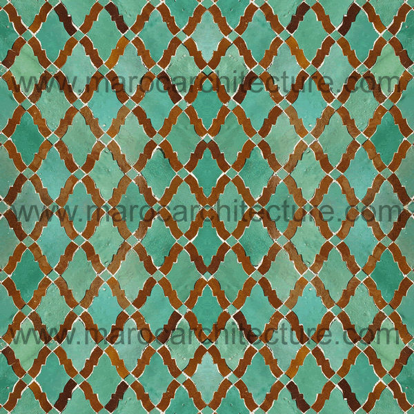 Fleur De Lis Mosaic Tile