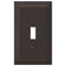 Placa de pared con 1 palanca de bronce envejecido de Steps