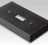 Placa de pared de 2 escalones de bronce envejecido fundido