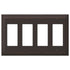 Placa de pared de 4 balancines de bronce envejecido Steps