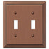 Placa de pared de cobre fundido antiguo Steps - 2 palancas