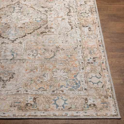 Alfombra lavable de pelo plano vintage Standon