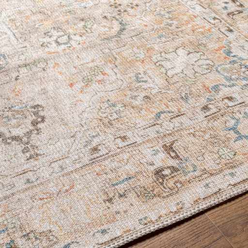 Alfombra lavable de pelo plano vintage Standon