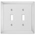 Placa de pared Studio Polished Chrome Cast - 2 palancas