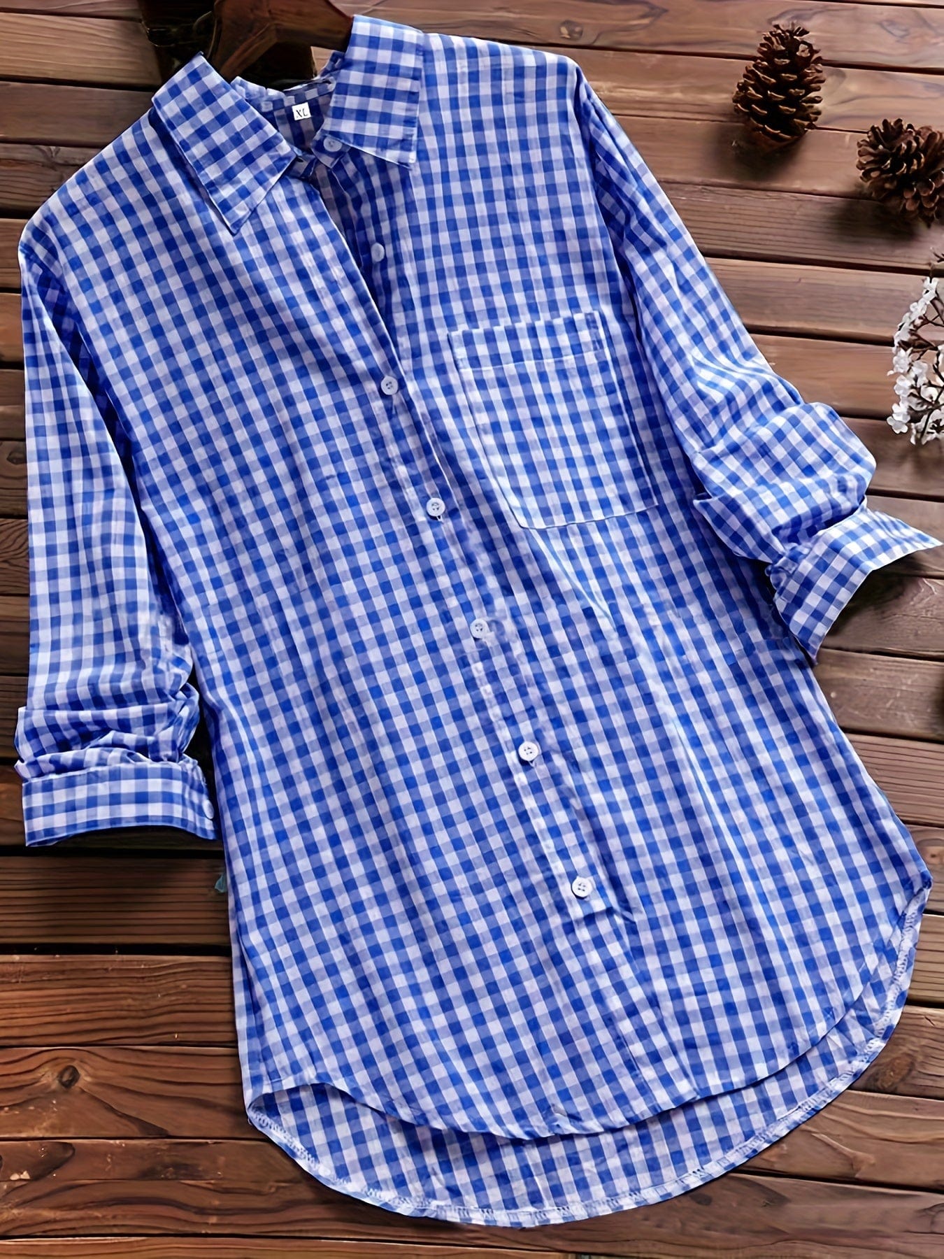 Women's Relaxed Fit Vertical Striped Shirt
