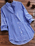 Women's Relaxed Fit Vertical Striped Shirt