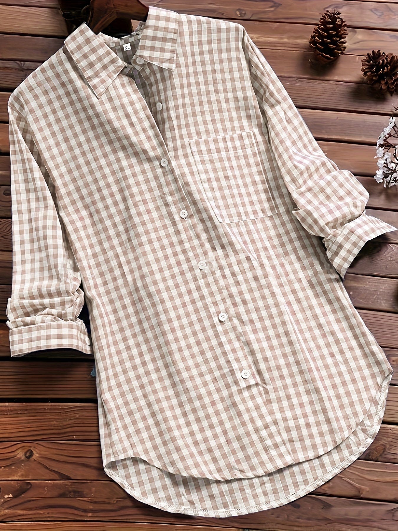 Women's Relaxed Fit Vertical Striped Shirt