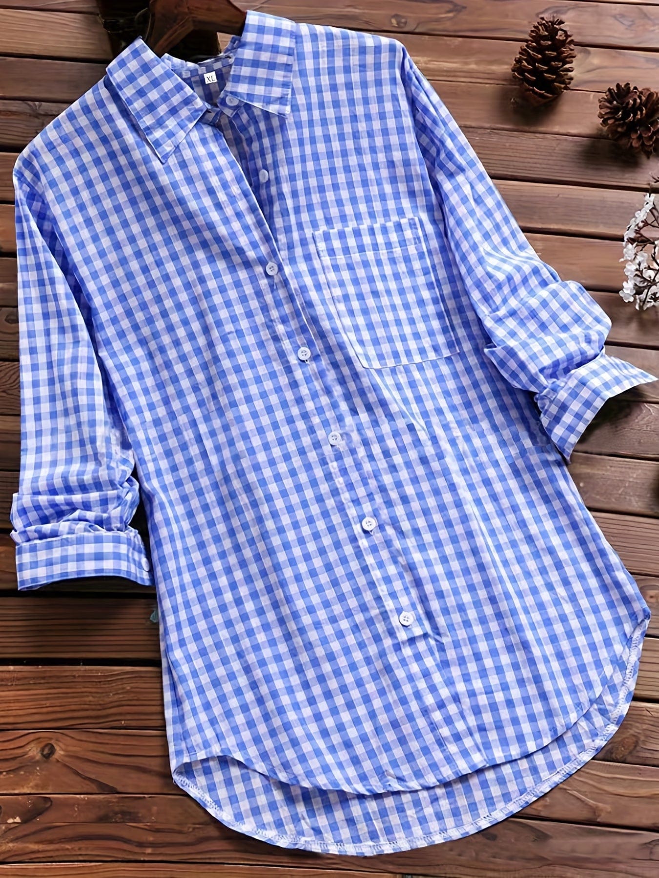 Women's Relaxed Fit Vertical Striped Shirt