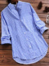 Women's Relaxed Fit Vertical Striped Shirt