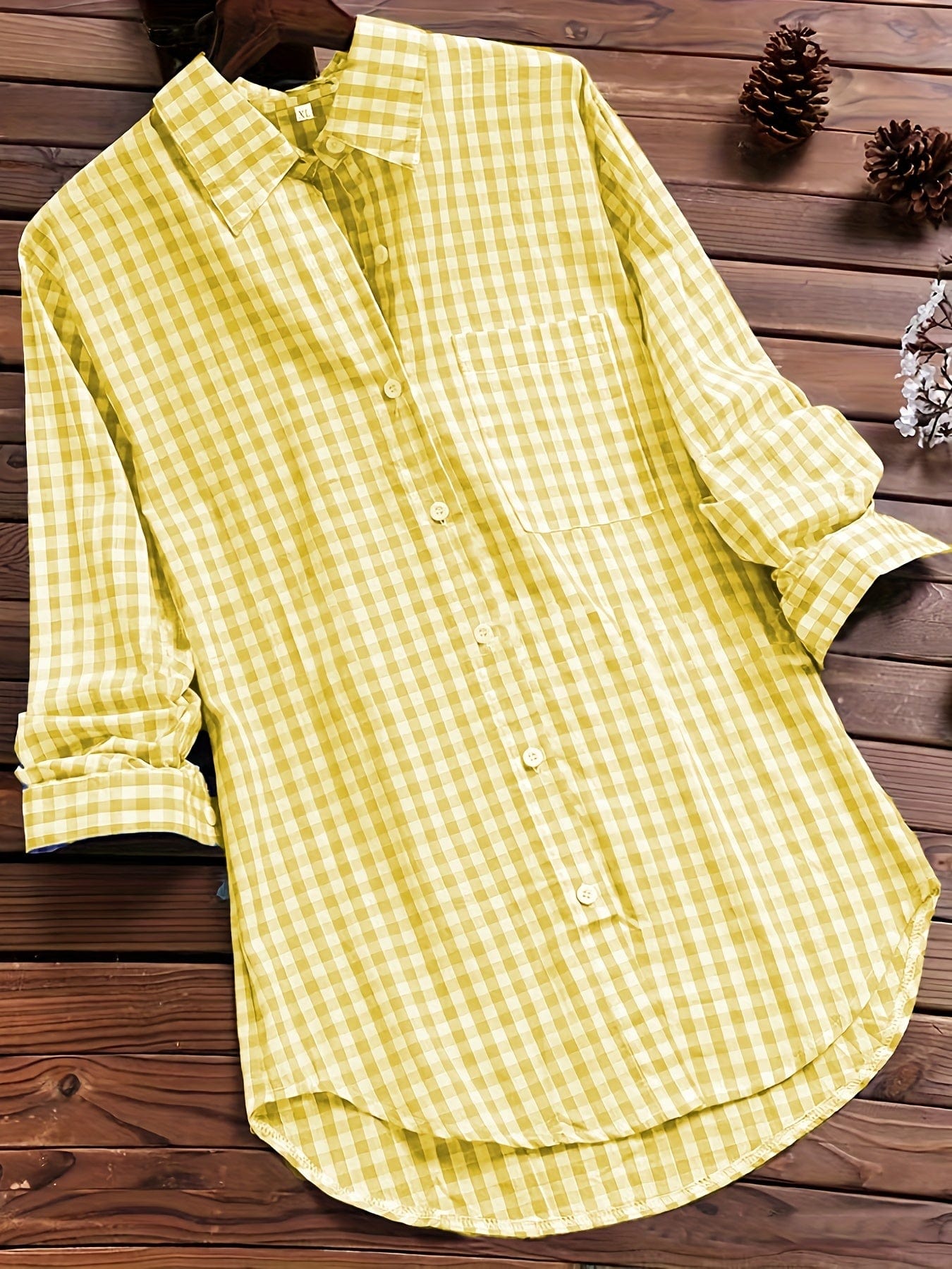 Women's Relaxed Fit Vertical Striped Shirt