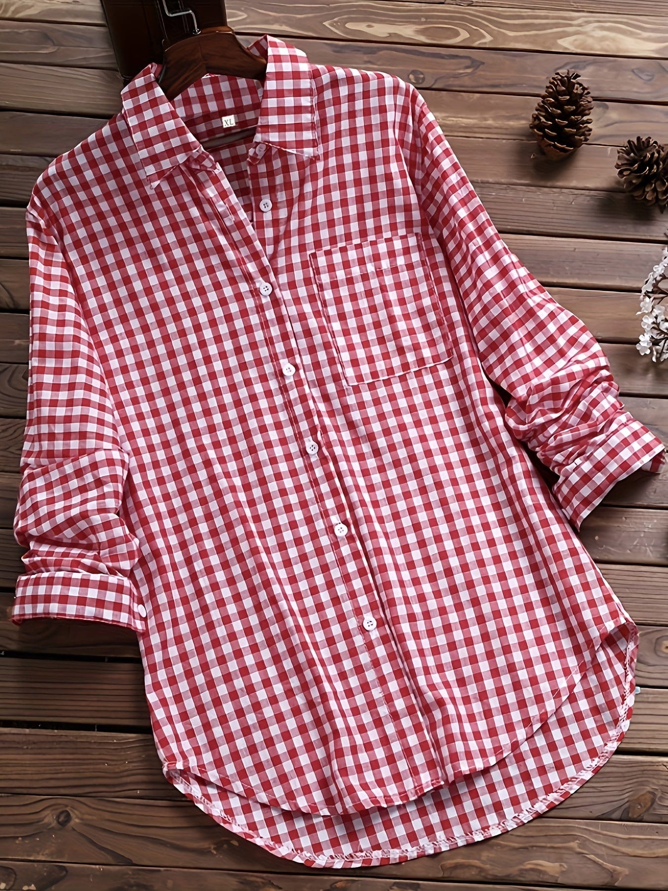 Women's Relaxed Fit Vertical Striped Shirt