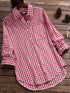 Women's Relaxed Fit Vertical Striped Shirt