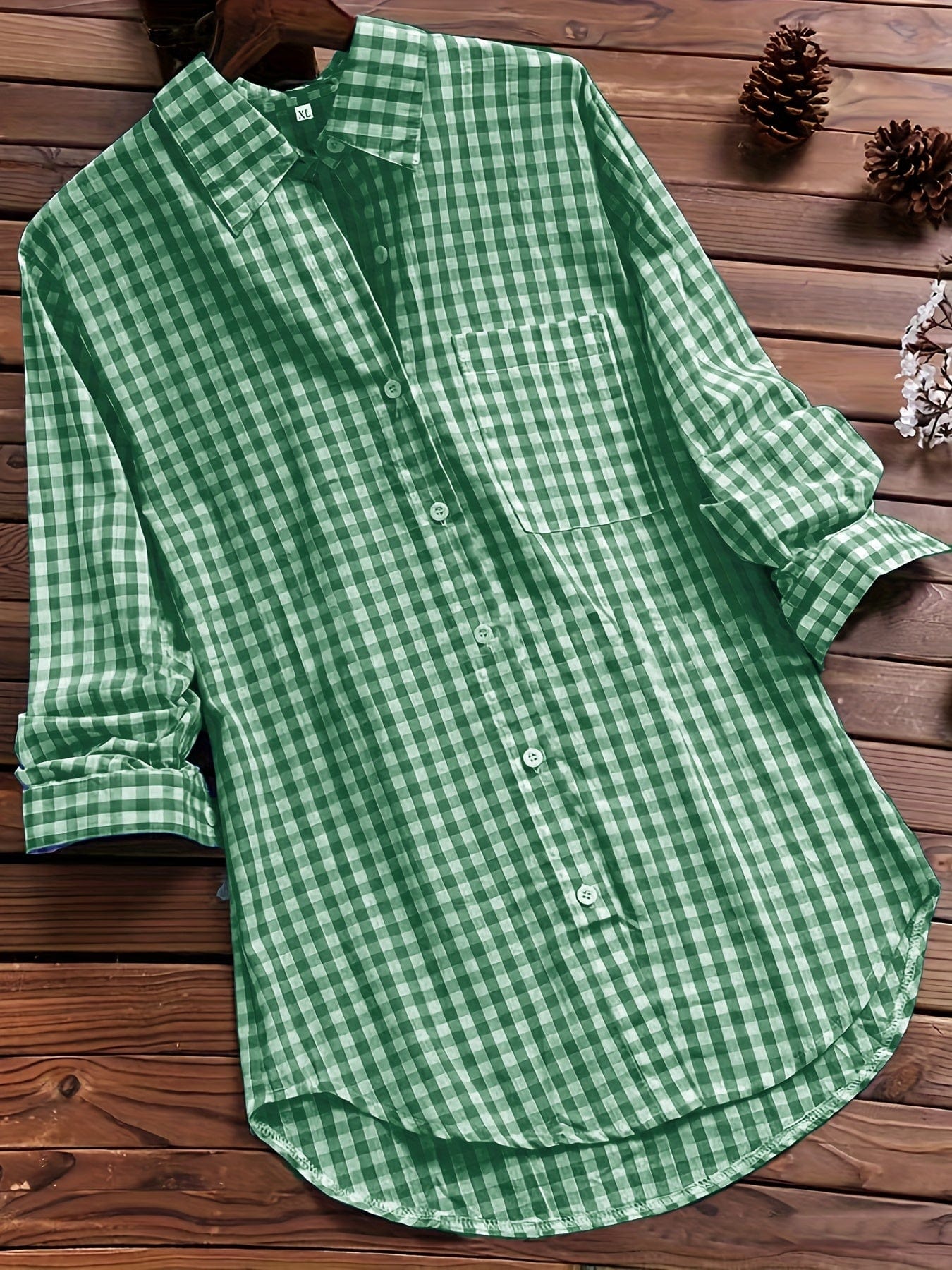 Women's Relaxed Fit Vertical Striped Shirt