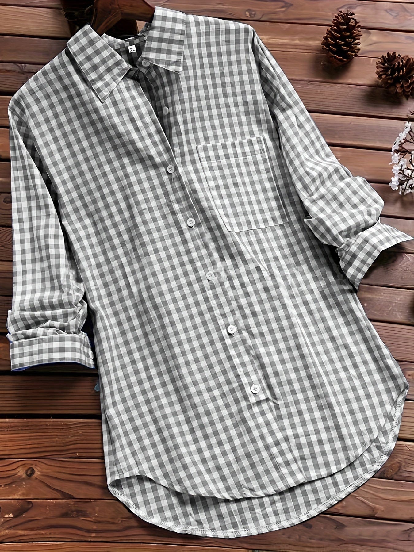 Women's Relaxed Fit Vertical Striped Shirt