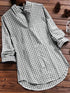 Women's Relaxed Fit Vertical Striped Shirt