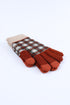 Stylish Red Tartan Touchscreen Winter Gloves