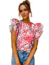 Chic Floral Print Top