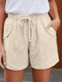 Summer Linen Drawstring Shorts