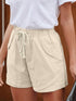 Summer Linen Drawstring Shorts