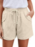 Summer Linen Drawstring Shorts