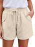 Summer Linen Drawstring Shorts