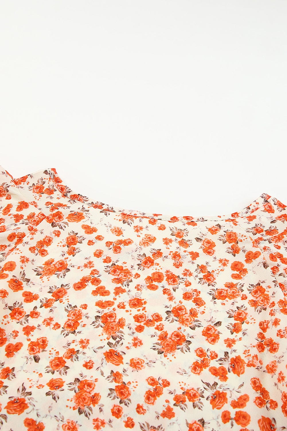 Apricot Floral Blouse