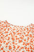 Apricot Floral Blouse