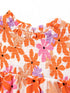 Cute Orange and Pink Floral Shirt