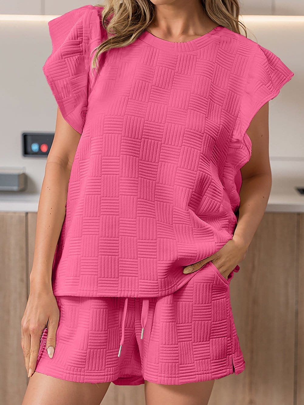 Feminine Two-Piece Set