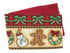 DaDa Bedding Set of 8 Pieces Gingerbread Sweets Holiday Table Tapestry - 4 Placemats, 2 Table Runners, 2 Throw Pillow Covers (12917)