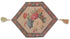 DaDa Bedding Breath of Spring Colorful Floral Beige Brown Tapestry Dining Table Runner (3089)